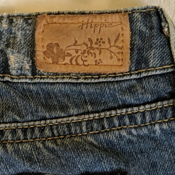 Hippie Brand Jeans | Distressed | Rhinestones - Picture 5 of 6